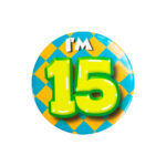 Button i'm 15 jaar