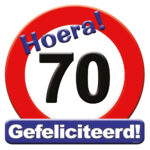 Huldeschild 70 jaar