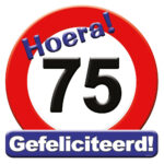 Huldeschild 75 jaar
