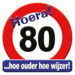 Huldeschild 80 jaar