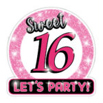 Huldeschild Sweet 16