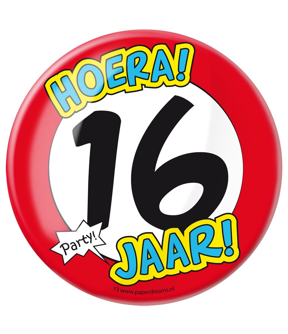 Button XL 16 jaar