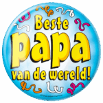 Button XL Beste Papa | Happy 10cm