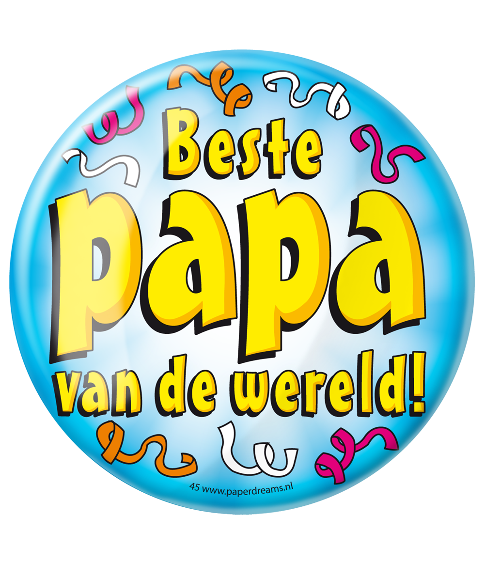 Button XL Beste Papa | Happy 10cm