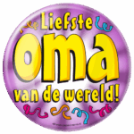 Button XL Liefste Oma | Happy 10cm