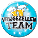 Button XL Vrijgezellenfeest heren | Happy 10cm