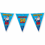 Abraham 50 jaar slingers feestdecoratie voor Abraham