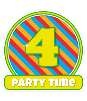 Huldeschild 4 jaar | Happy