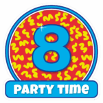 Huldeschild 8 jaar | Happy