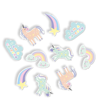 TafelConfetti Unicorns and Rainbows verjaardag feest