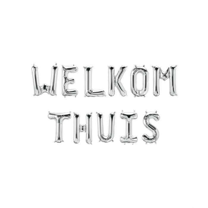 Ballon letterslinger Welkom thuis