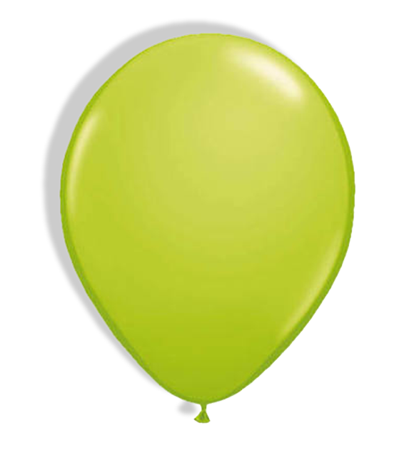 Ballon Metallic groen feest versiering