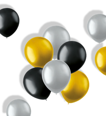 Ballonnen Metallic Rich feest versiering