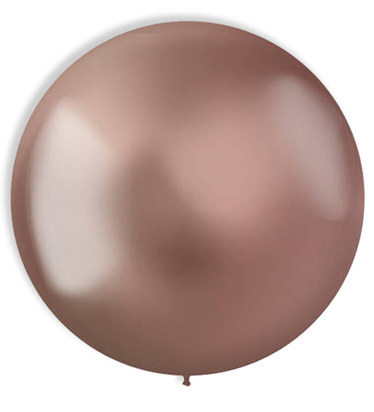 Ballonnen 48cm Rosé-goud Chroom feest versiering