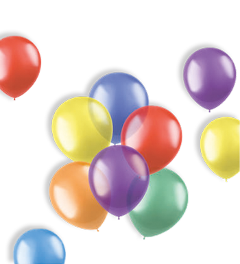 Doorzichtige Ballonnenmix Feest versiering verjaardag