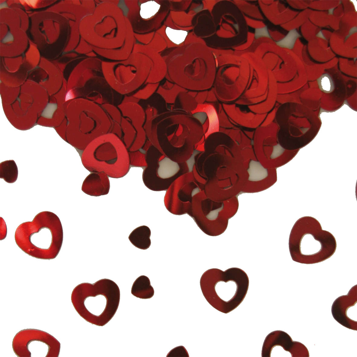 Tafelconfetti Hartjes Rood | 14gr.