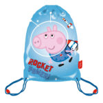 Gymtas/zwemtas Peppa Pig George Blauw