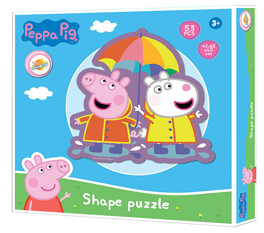 peppa pig puzzel. 53 stukjes