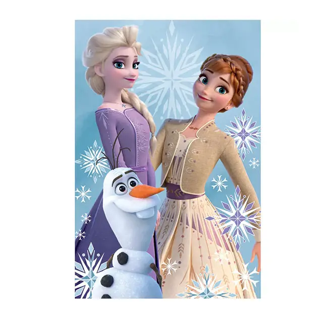 Disney Frozen Fleece deken - Olaf & Sisters