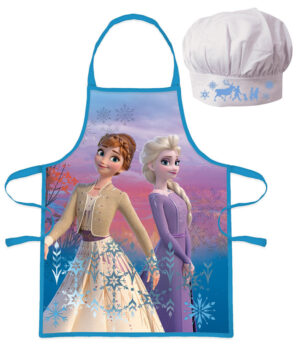 Disney Frozen kinderschort met koksmuts set