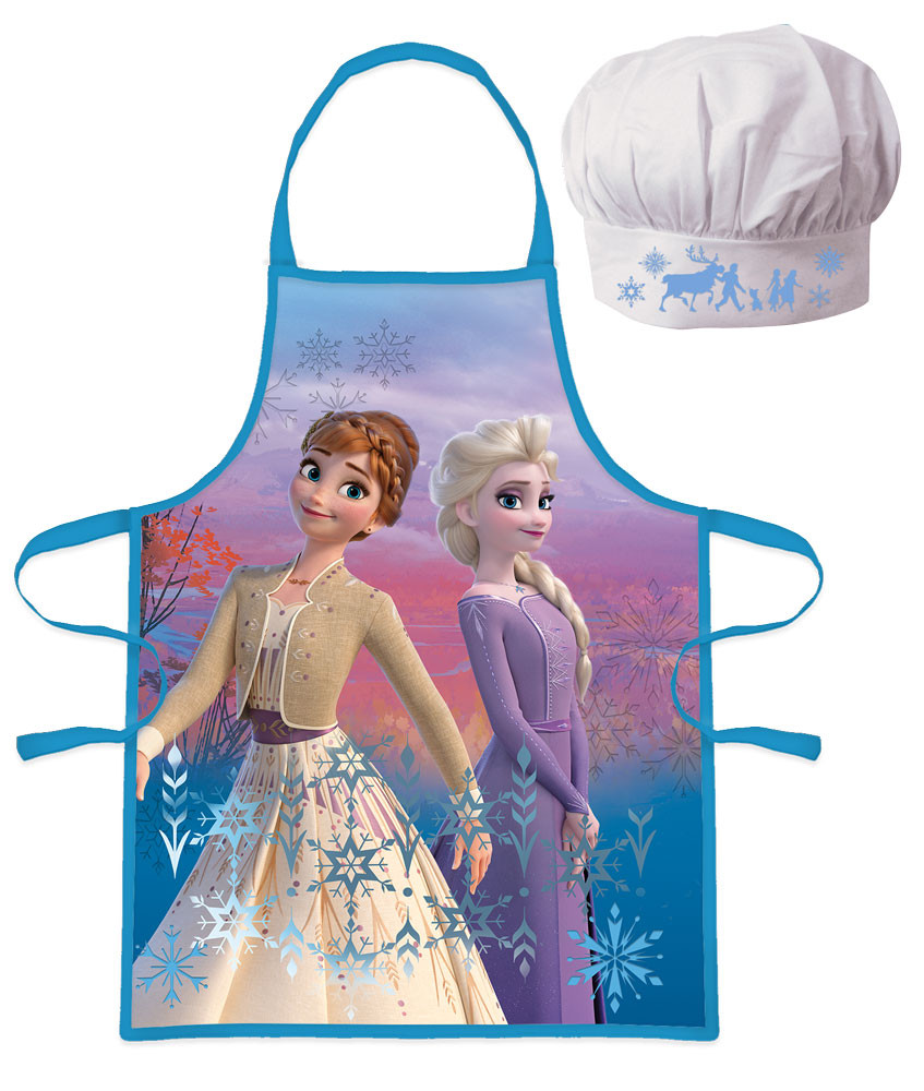 Disney Frozen kinderschort met koksmuts set