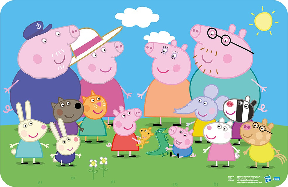 peppa pig placemat