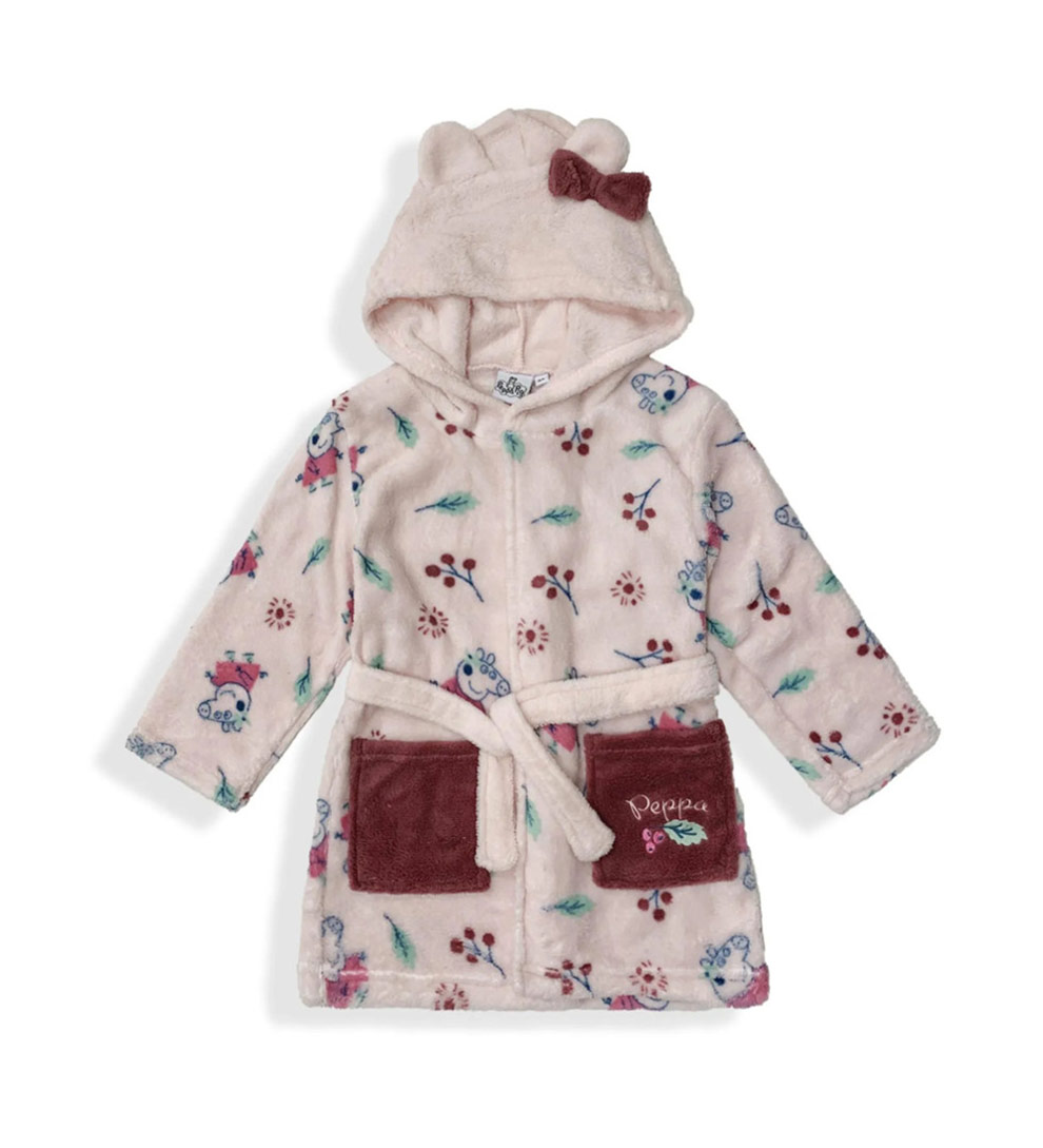peppa pig badjas roze meisje