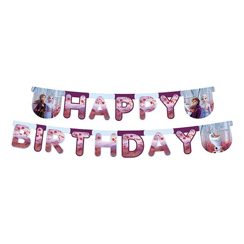 Frozen Happy Birthday letterslinger